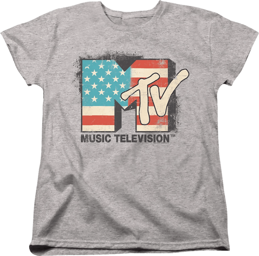 womens-vintage-american-flag-logo-mtv-shirt.gray