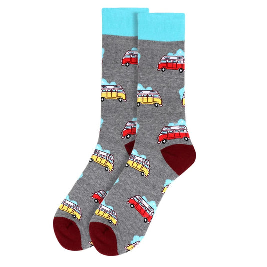 Vintage Camper Bus Socks