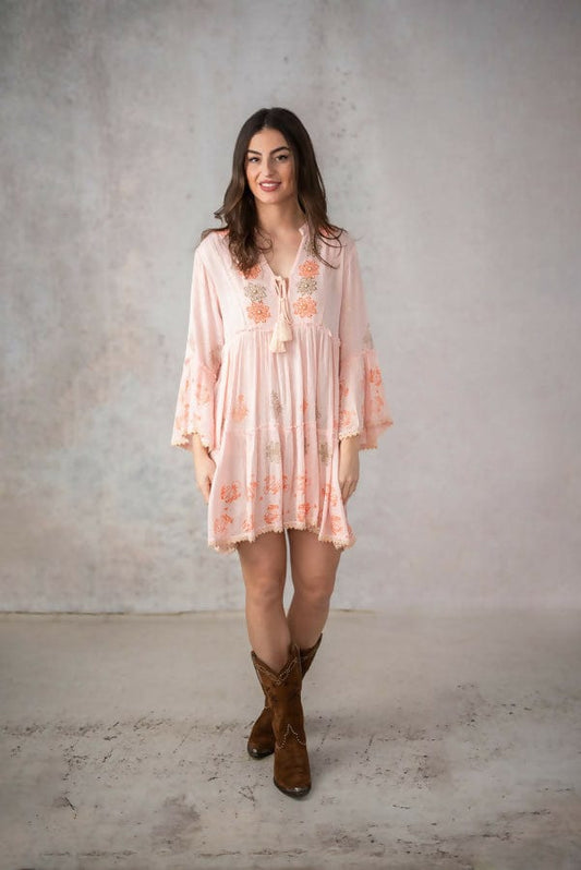 Peach Dress