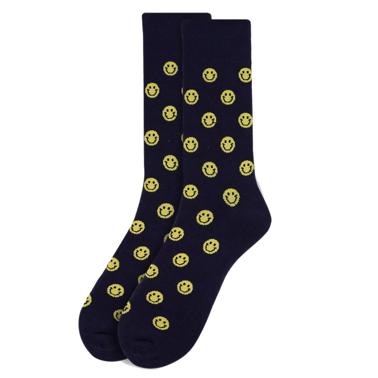 Mens Smile Socks Navy