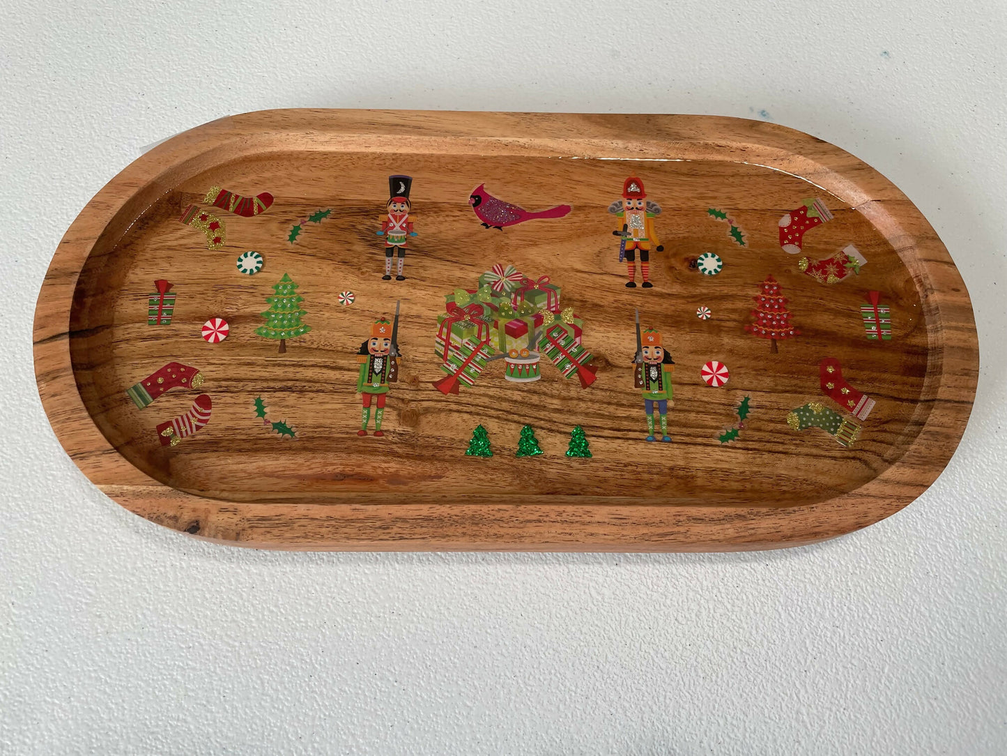 XMAS Oval Bowl 14 x 7