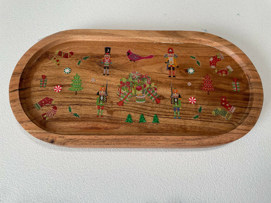 XMAS Oval Bowl 14 x 7