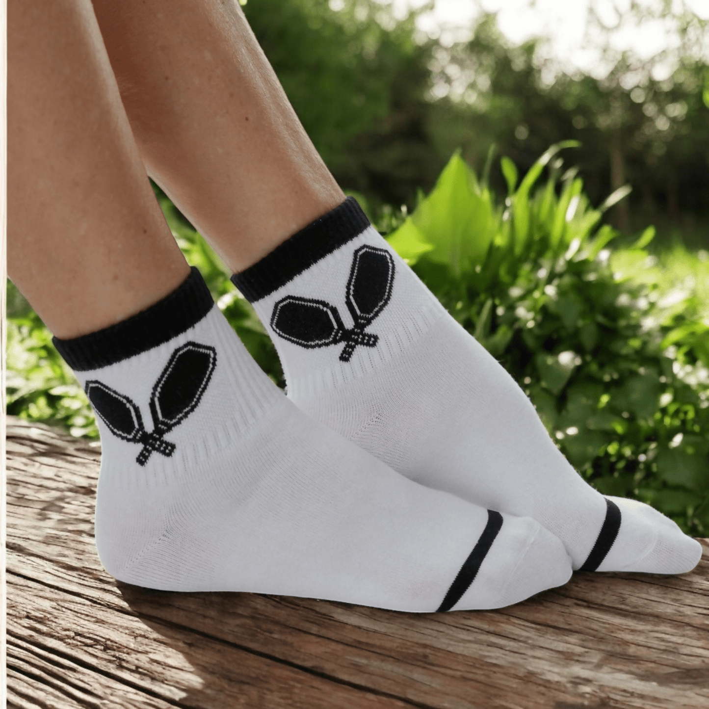 Pickle Ball Socks Black-Photoroom (1)