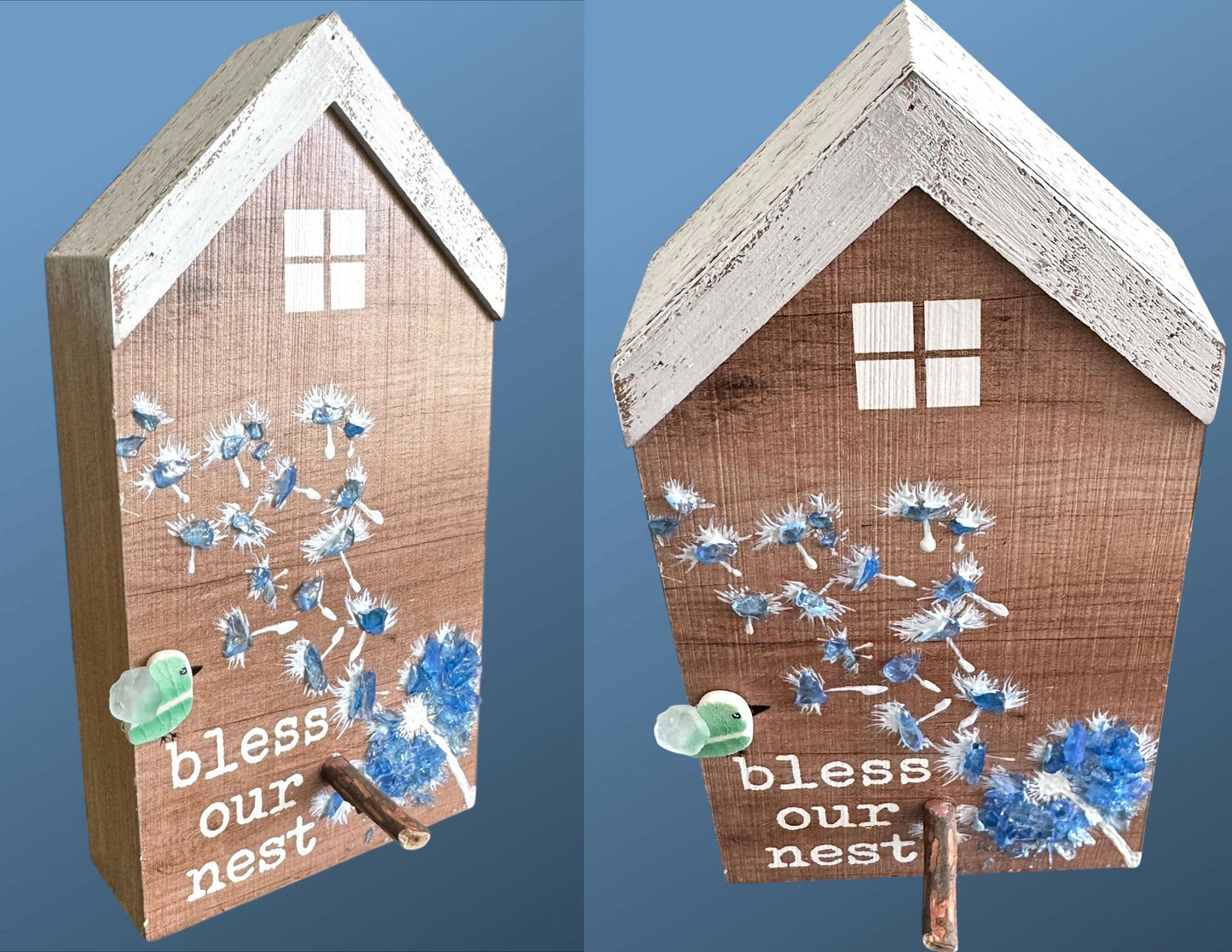 Bless Our Nest - Solid Wood! 8x4x1.5