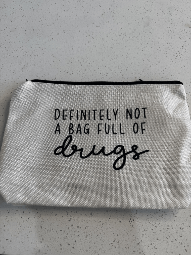 Definitely Not Makeup Bag
