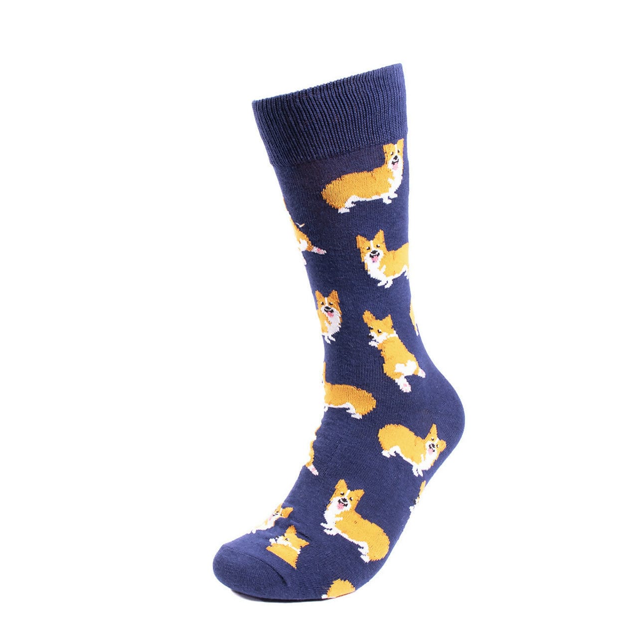 Mens Corgi Socks for Dog Lovers Life is Socks Blue