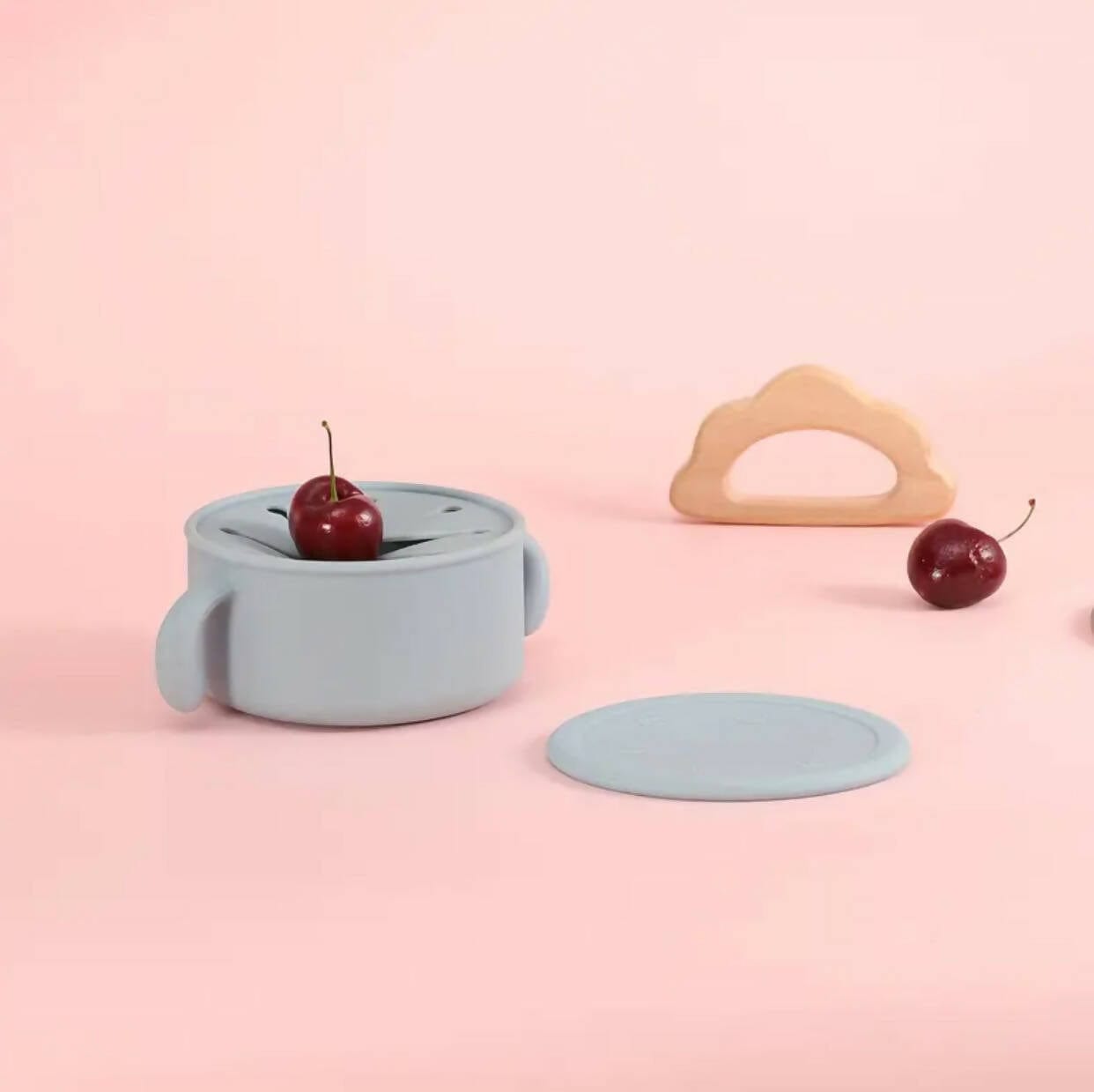 Silicone Baby Snack and Storage Bowl w/ Top