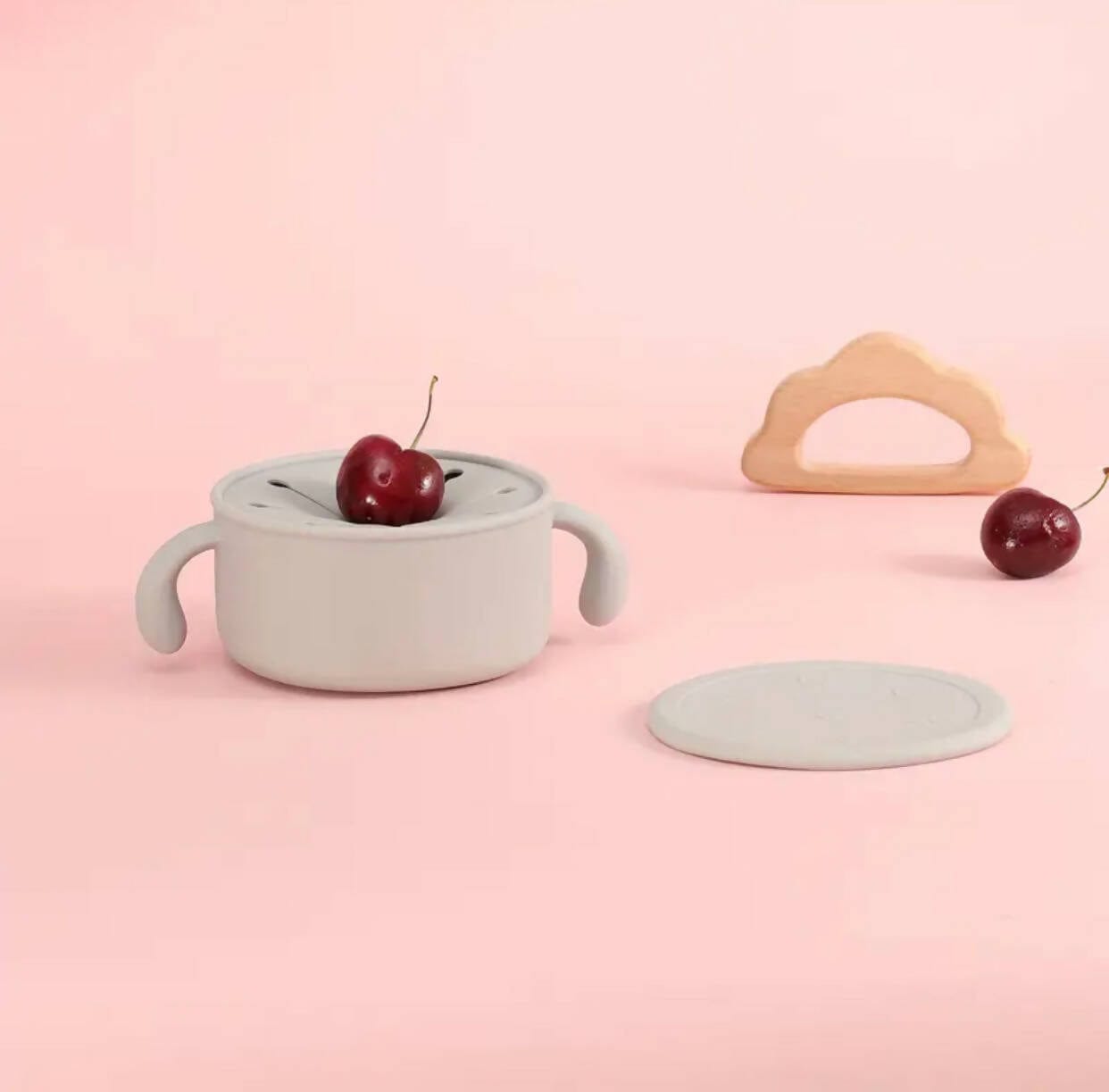 Silicone Baby Snack and Storage Bowl w/ Top